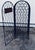 Old style bottle rack with opening capacity for 59 bottles. Metal. Dimensions: height 142, width 56, depth 36. In its...