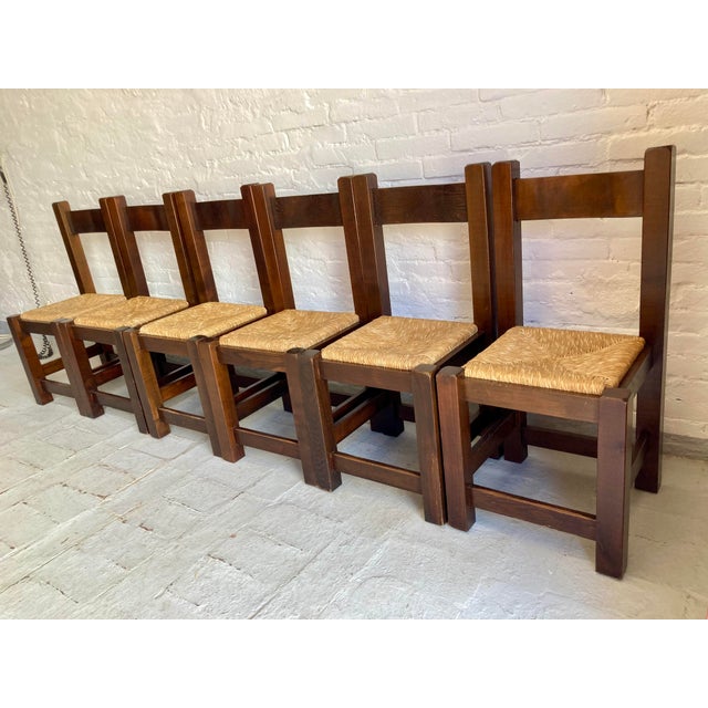 Italian Brutalist Chairs, 1960s, Set of 6 For Sale - Image 11 of 18