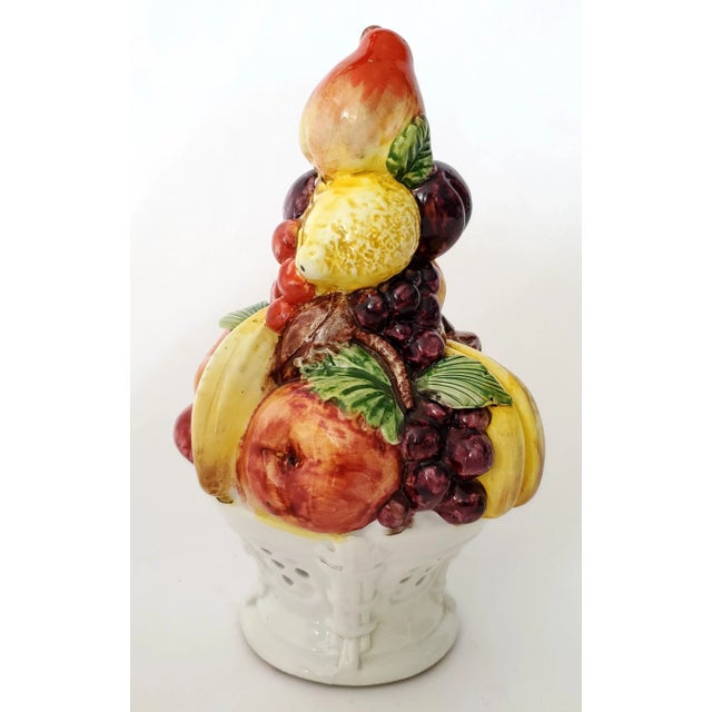 Mid 20th Century Topiary Trompe l'Oeil Fruit Lemons Grapes Bananas For Sale - Image 5 of 12