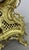 French Ornate Brass Mantel Clock with Key For Sale - Image 10 of 16