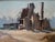 Industrial Scene Painting by Carl Schmidt For Sale - Image 5 of 6