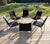 Set of 6 Dining Chairs in Black, Chrome and Wood For Sale - Image 16 of 18