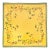 Terre E Provence Yellow & Green Large Earthenware Square Tray Platter For Sale