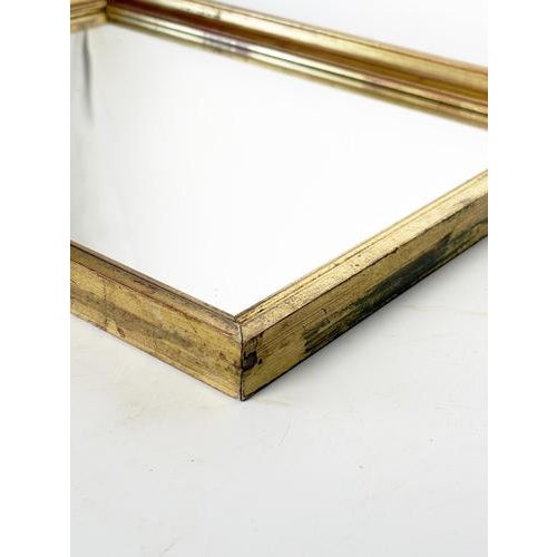 Gilded Mirror with Gold Leaf, 1900s For Sale - Image 6 of 10