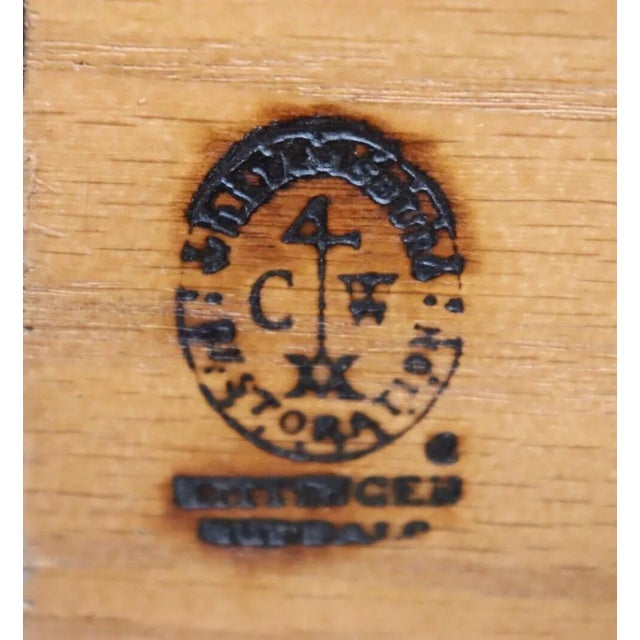 Chippendale Kittinger Cw-19 Colonial Williamsburg Chippendale Mahogany Lowboy Claw & Ball For Sale - Image 3 of 4