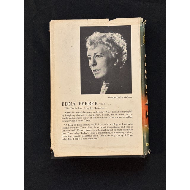 "Giant' Movie Poster 1963 and 1st Edition Book 1952 by Edna Ferber- Free Shipping For Sale - Image 15 of 18