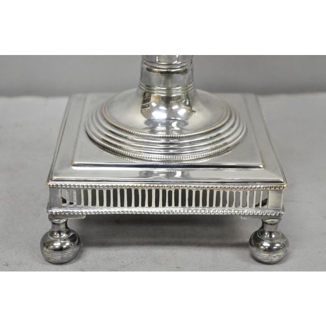 Early 20th Century Antique English Regency Silver Plated Trophy Cup Urn Coffee Beverage Samovar For Sale - Image 5 of 18