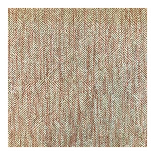 Colefax & Fowler F4685-03 Albeck / Rose Gold Woven Diamond Pattern Upholstery Fabric- 2.5 Yards For Sale