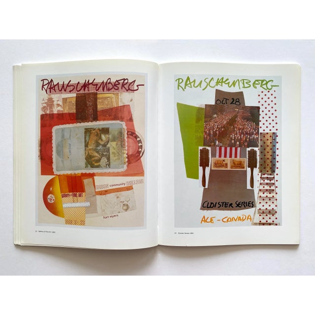 Robert Rauschenberg " Rauschenberg Posters " First Edition Lithograph Print Pop Art Exhibition Book For Sale - Image 4 of 12
