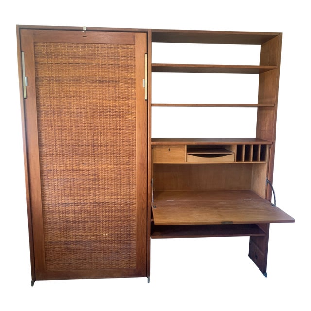 Ry Møbler Ry100 Hans J Wegner Teak Murphy Bed Wall Unit For Sale