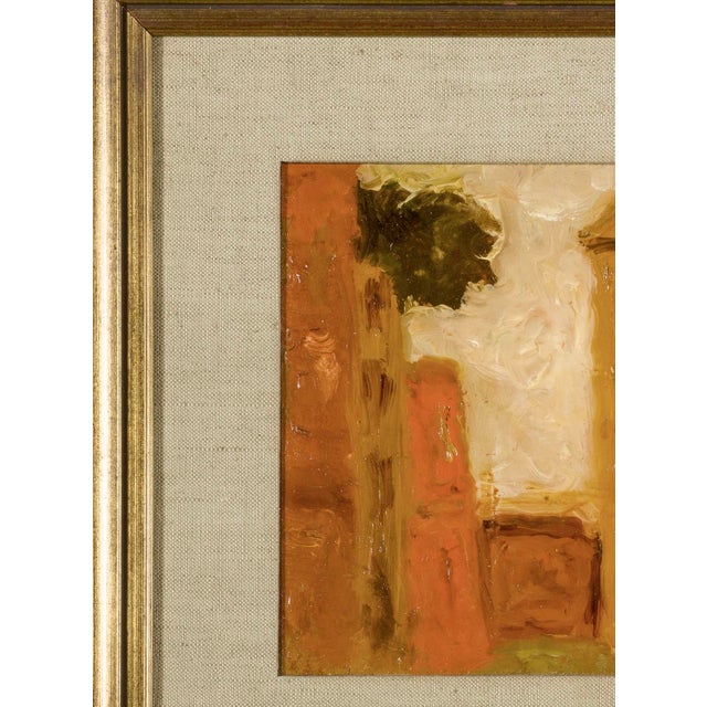 A beautiful and evocative painting by the great Italian painter Carlo Quaglia. It depicts a glimpse of Rome rendered with...