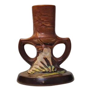 1960s Roseville Pottery Candle Holder