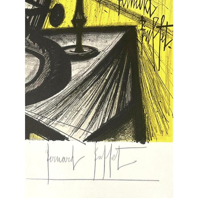 Modern Bernard Buffet, The Microscope, 1969, Lithograph For Sale - Image 3 of 8