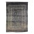 Modern Transitional Handmade Gray Designed Wool Rug For Sale