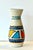 Mid-Century Modern Signed U Keramic Especially Cool Mid 20th Century Modern Hand Painted West German Art Pottery Vase. For Sale - Image 3 of 5