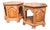 Boho Solid Rock Maple Nightstands- A Pair For Sale