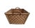 1960s 1960s French Wicker Market Basket Extra Large 33" X 24" For Sale - Image 5 of 6