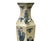 Vintage Rhombus Shape Blue White Eight Immortal Graphic Porcelain Vase For Sale - Image 9 of 18
