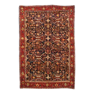 Antique Farahan Sarouk Rug 4'2'' x 6'7''
