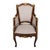This Antique French Louis XVI Parlor Chair blends stately elegance with refined craftsmanship. The walnut frame is richly...