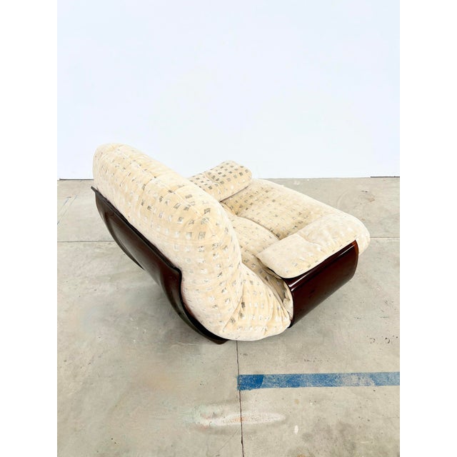 Marsala Armchairs First Edition in Velvet by Michel Ducaroy for Ligne Roset, France, 1971, Set of 2 For Sale - Image 12 of 18