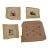 Set of Four Vintage Victorian Style Unframed "Prework" Needlepoint Art Work For Sale