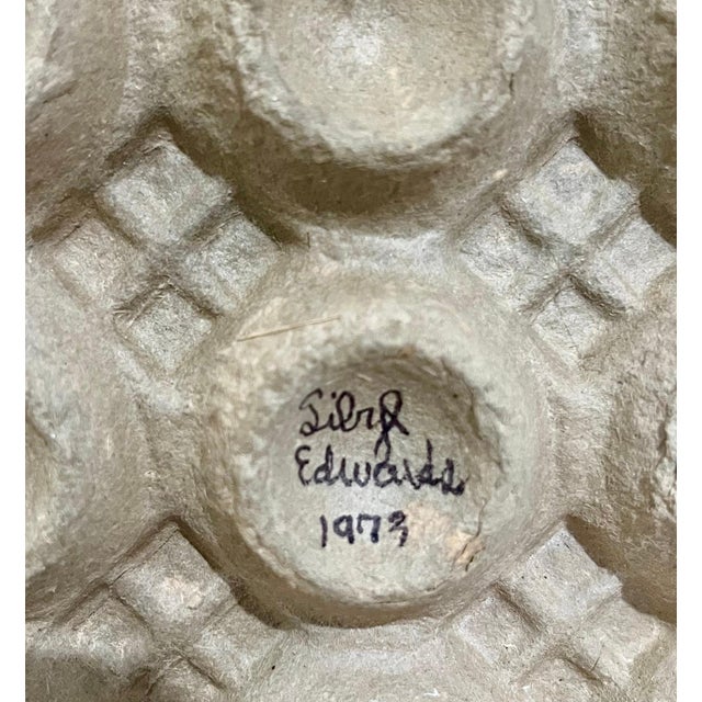 Abstract Sibyl Edwards, 1970's Watercolor Painting Op Art Minimalist Color Theory Sibyl Edwards, Texas, 1973 For Sale - Image 3 of 4