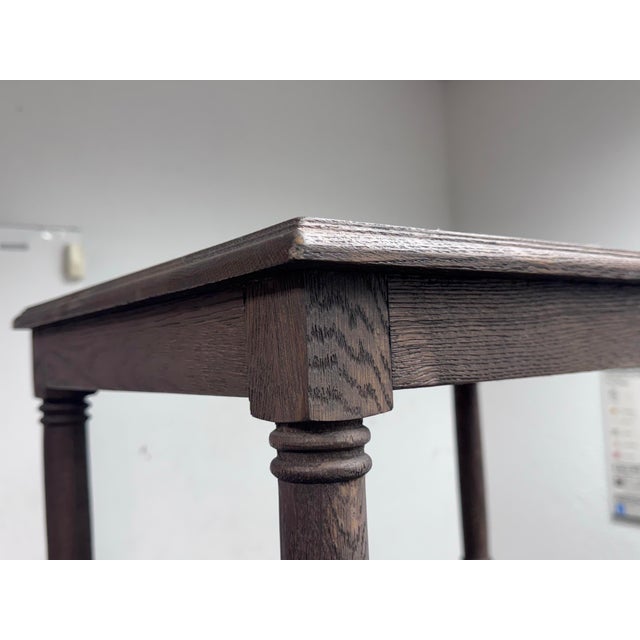 Restoration Hardware Weathered Oak Wood Etagere For Sale - Image 12 of 12
