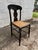 19th Century Set of 5 Antique Painted & Stenciled Caned Seat Dining Chairs For Sale - Image 11 of 12