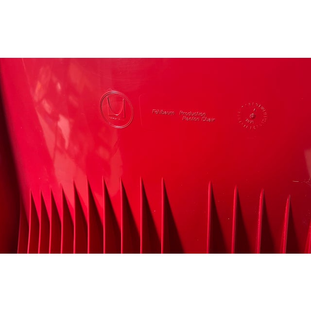 Red Chair by Verner Panton for Herman Miller, 1971 For Sale - Image 8 of 16