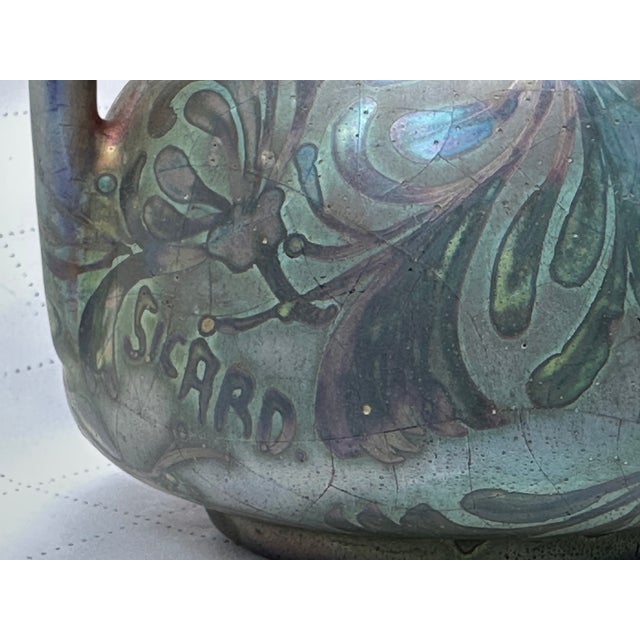 Arts & Crafts 1990s Arts & Crafts Weller Sicard Cabinet Vase For Sale - Image 3 of 9