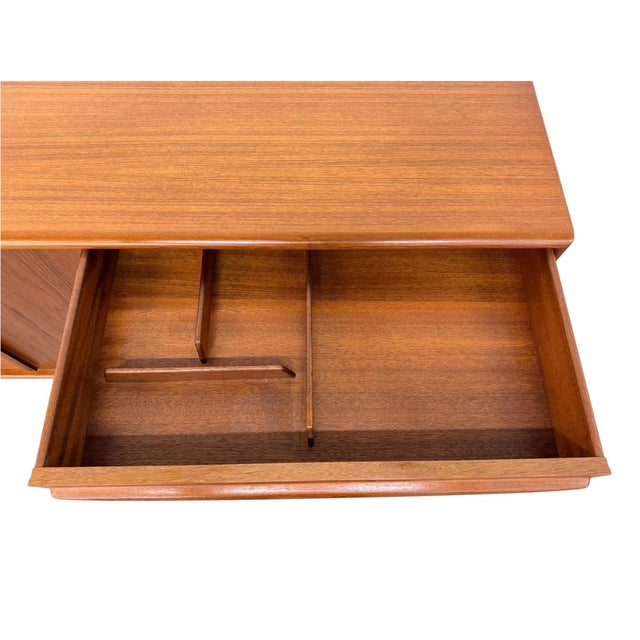 Mid-Century Danish Modern Teak 9-Drawer Dresser - Refinished! For Sale - Image 9 of 12