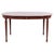 Oval dining table from the 1940s, made of mahogany in Gustavian style. The table comes with three extension leaves, each...