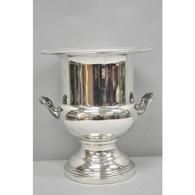 Vintage WMA Rogers Silver Plated Trophy Cup Urn Champagne Chiller Bar Ice Bucket. Circa Mid 20th Century. Measurements:...