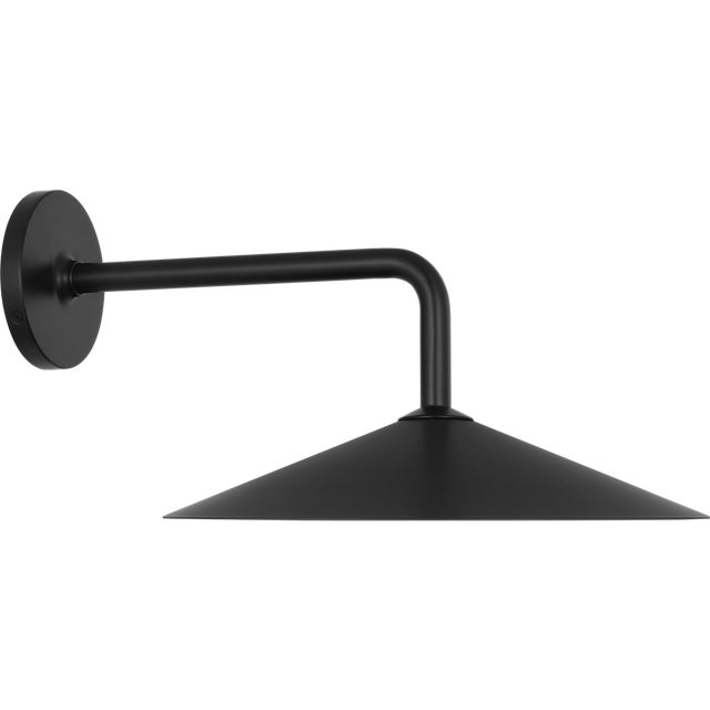 Visual Comfort Amber Lewis for Visual Comfort Signature Ponce 9" Sconce in Modern Iron with Modern Iron Shade For Sale - Image 4 of 11