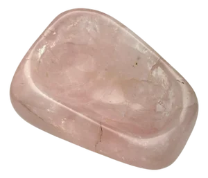 Rose Quartz Polished Freeform Bowl, Brazil, 1970s