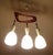 Wood Vintage Pendant Light in Teak and Glass from Rispal For Sale - Image 7 of 18