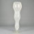 Tall 1960s white caned Murano vase. Mezza Filigrana footed vase, circa 1960 in the style of Dino Martens. The chalice...