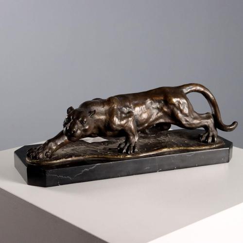 Lurking Tiger Bronze from Rembrandt Bugatti For Sale - Image 8 of 8