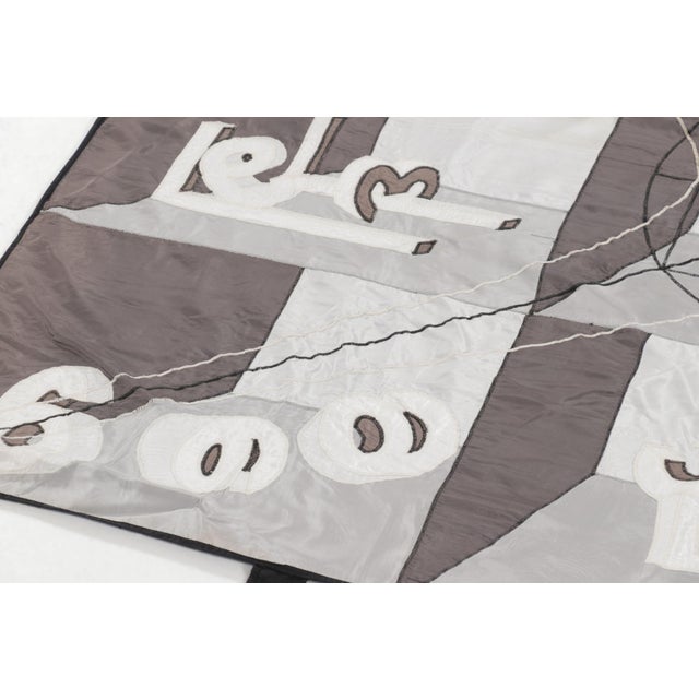 Modern Rug & Kilim’s Contemporary Astronomical Tapestry in Black, Gray & White Tones For Sale - Image 3 of 9