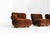 Vintage Modular Sofa in Brown Velvet and Chrome, Italy, 1970s, Set of 3 For Sale - Image 9 of 11