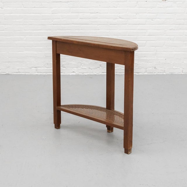 Vintage Dutch Oak Console Table, 1930s For Sale - Image 4 of 14