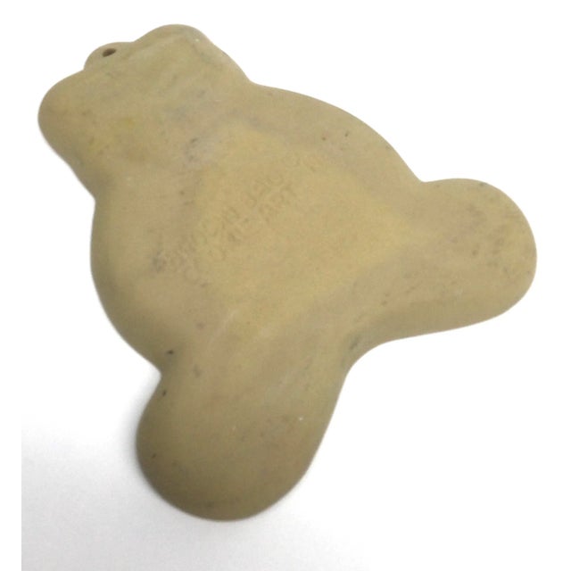 1984 Brown Bag Cookie Art Mold Bear Design For Sale - Image 4 of 12