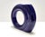 Vintage Blue Glazed Ceramic Vase by Pietro Arosio for Parravicini, Italy, 1970s For Sale - Image 6 of 10