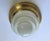 1930s Art Deco Brass and Milk Glass Flush Mount by Franta Anyz, 1930s For Sale - Image 5 of 15