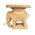 1960s Figurative Animalia Wicker Elephant Side Table in the Style of Mario Lopez Torres For Sale - Image 6 of 6