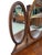 French Louis XV Style Triple Oval Mirror Walnut Vanity & Chair For Sale In Philadelphia - Image 6 of 17