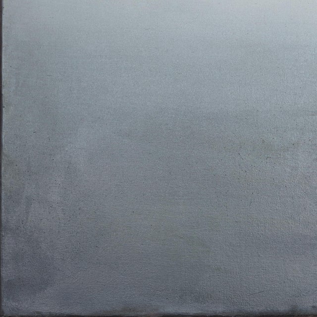 Abstract Set Adrift - Large Moody Atmospheric Abstract Alluring Oil Painting on Canvas Original Artwork by Mark Acetelli For Sale - Image 3 of 9