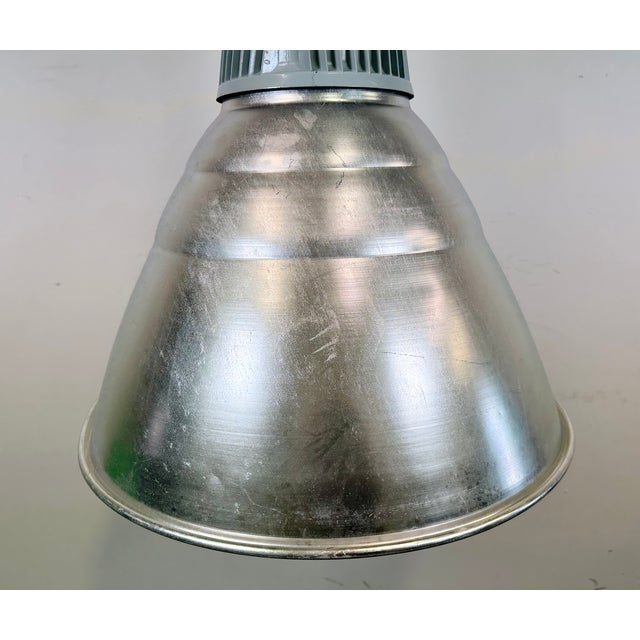 Large Industrial Aluminium Pendant Light from Elektrosvit, 1960s For Sale - Image 4 of 18