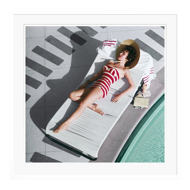 Mara Lane at the Sands 1954 by Slim Aarons Framed C-Print For Sale